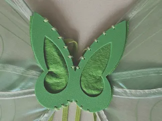 butterfly/fairy wings - stabilize, crochet, knit