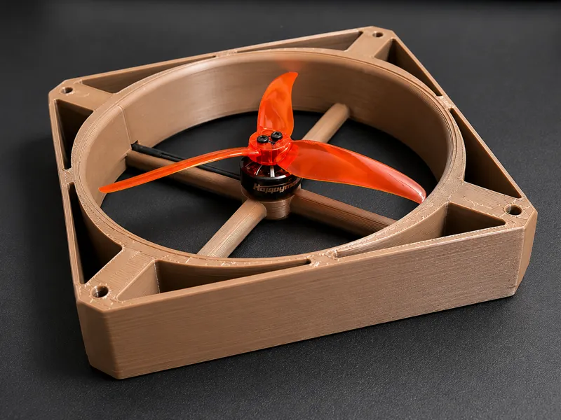 120mm Fan using a brushless drone motor