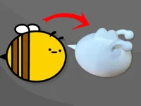 Figurine abeille Geometry Dash — photo 2