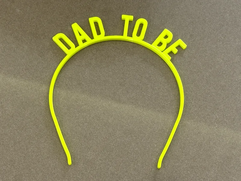 Dad To Be - Headband - Baby shower - gender reveal