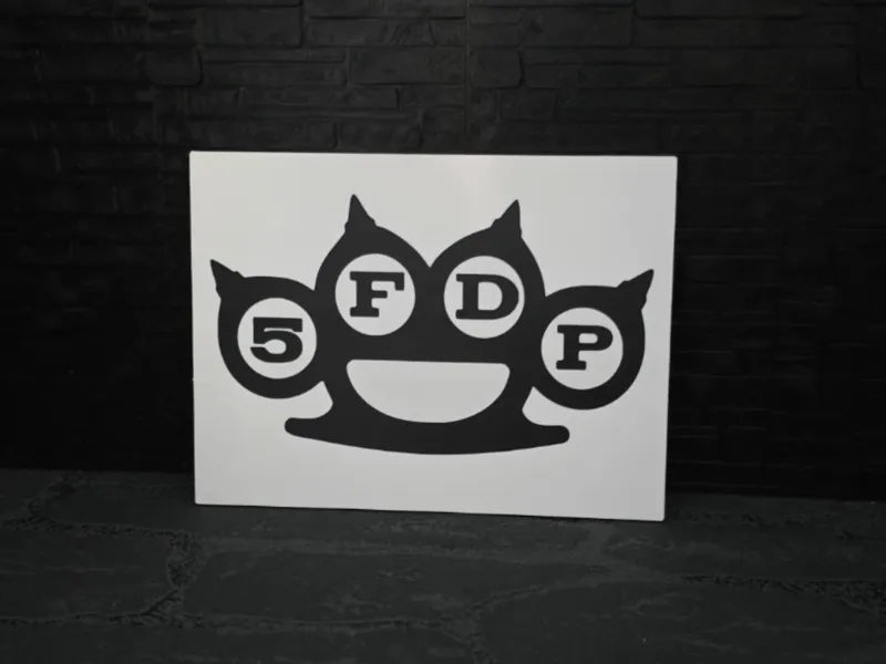 Magnet Schild " Five Finger Death Punch"