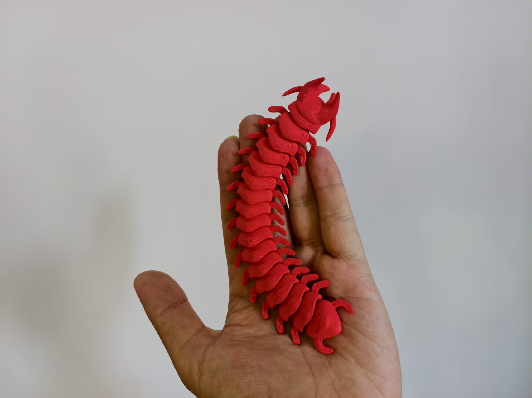 Miniatura 2 do modelo 3D 蜈蚣，大蜈蚣，玩具，摆件