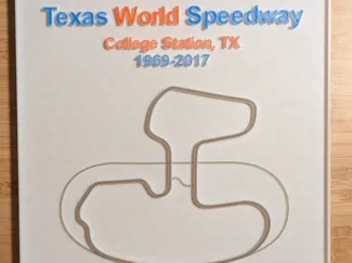 Texas World Speedway Wall Decoration