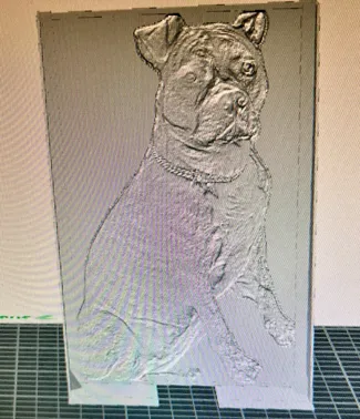 Pitbull Lithophane