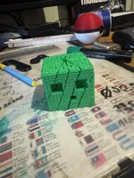 Minecraft gestrickter Schleim Fidget  