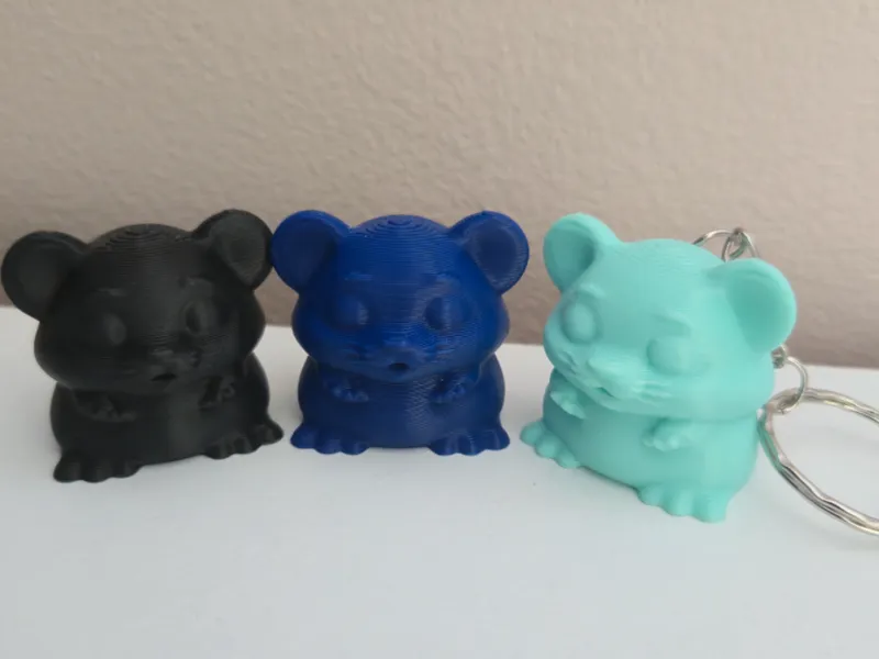 Mini Chibi Hamster – Cute Desk Pet & Keychain