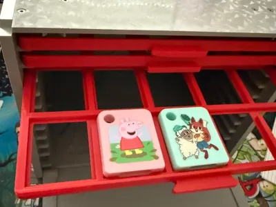 Galakto drawer for ultimate game cartridge storage