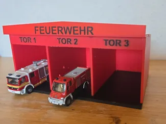 Feuerwehr Haus für Siku usw