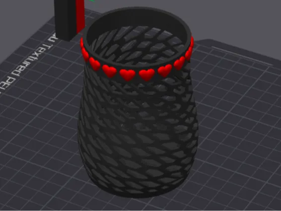 Valentine Pen Holder