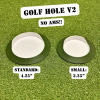 Golf Holes Raised Back - No Pin