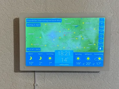 Wall mount for WetterOnline Home 3