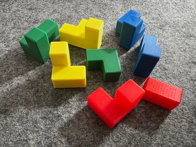 3D Ubongo bricks / pieces