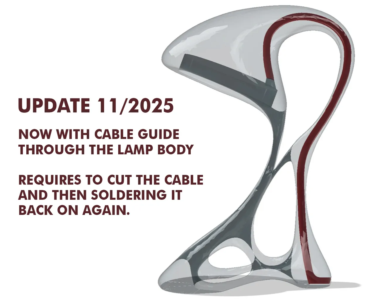 Alien Space Lamp organic - for LED Lamp Kit 001 view 4