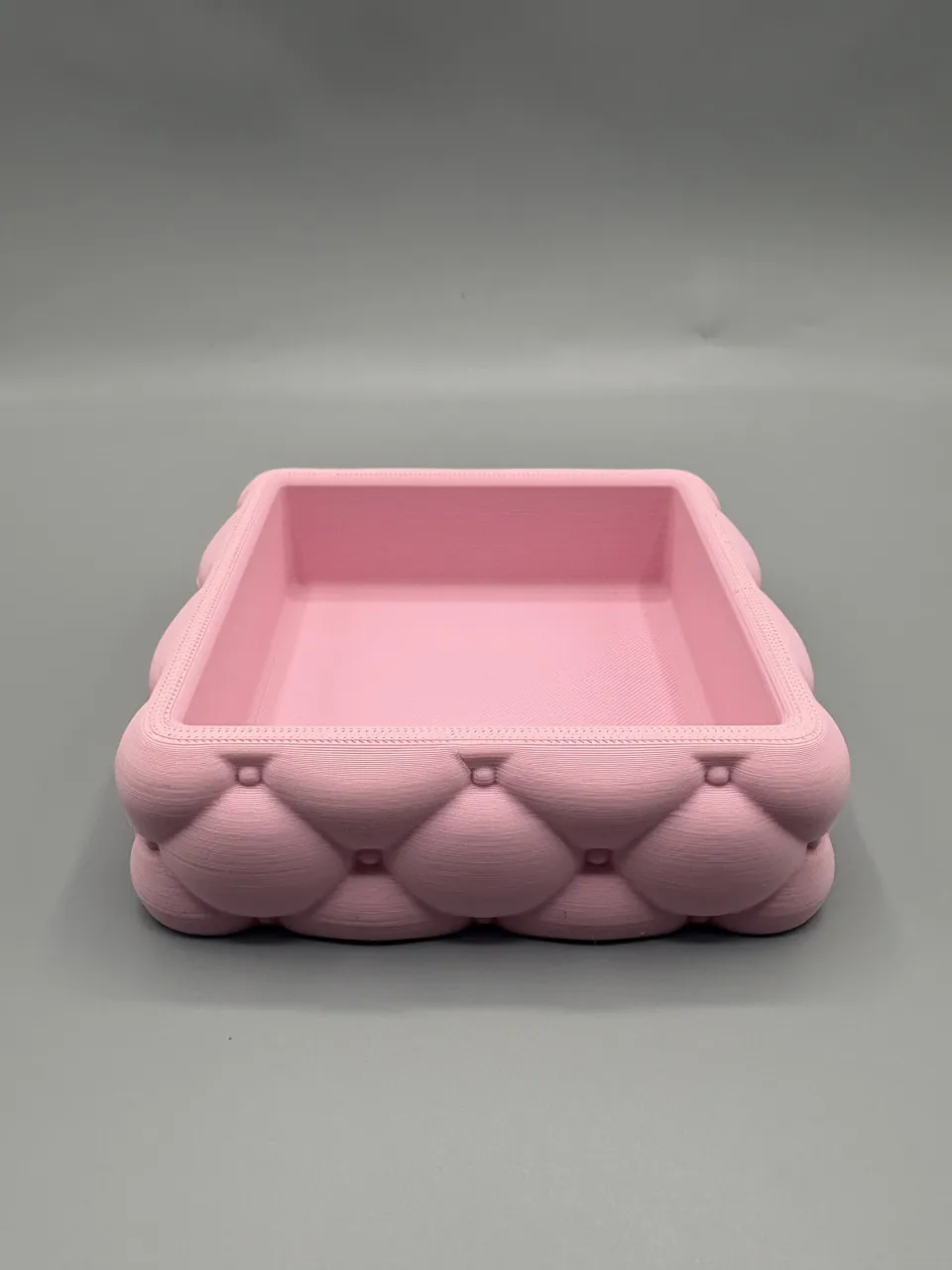 Modern Quilted Vanity Tray Bathroom Organizer view 3