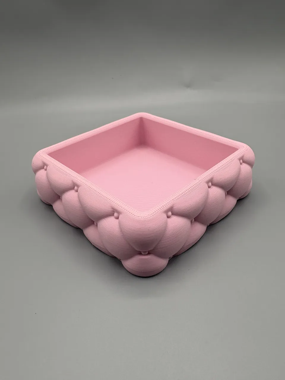 Modern Quilted Vanity Tray Bathroom Organizer view 2