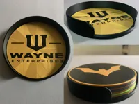Porte-sous-verres Wayne Enterprises pour dessous de verre Batman — photo 2