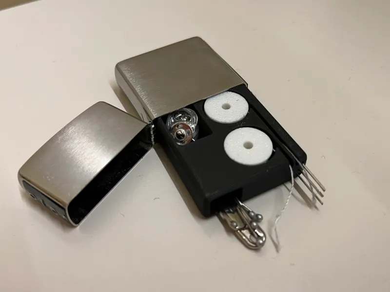 sewing kit insert for Zippo