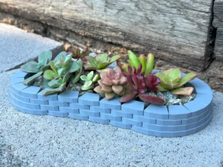 Retaining Block Planter