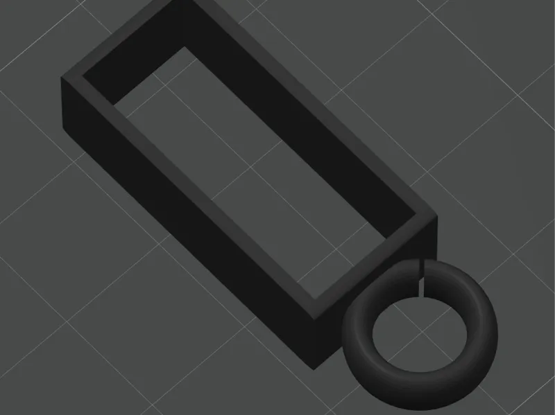 Cuban chain pendant clasp with single connect ring