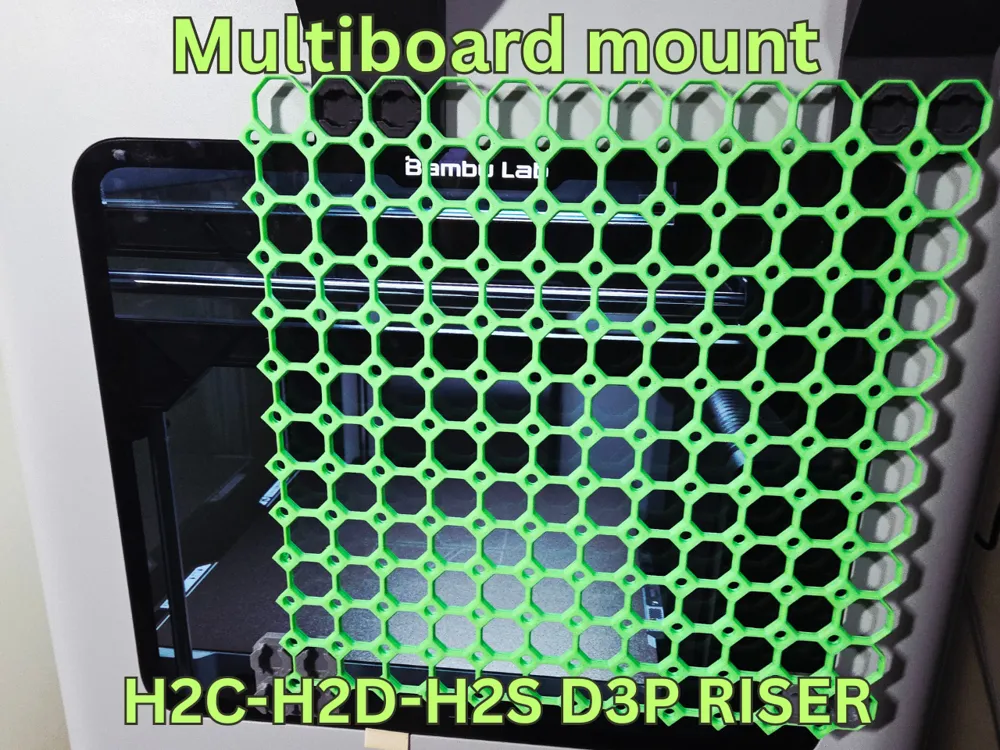 H2C-H2D-H2S D3P RISER MULTIBOARD ADAPTER - Free 3D Print Model - MakerWorld