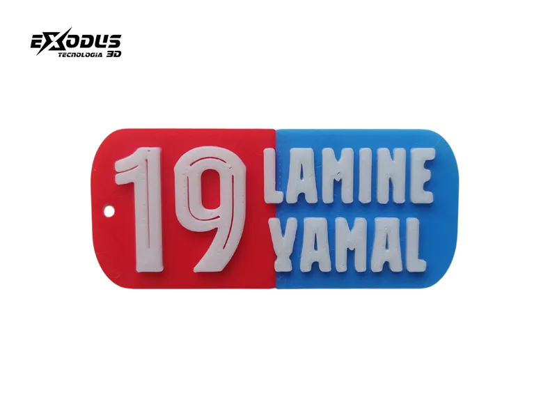 Lamine Yamal Keychain