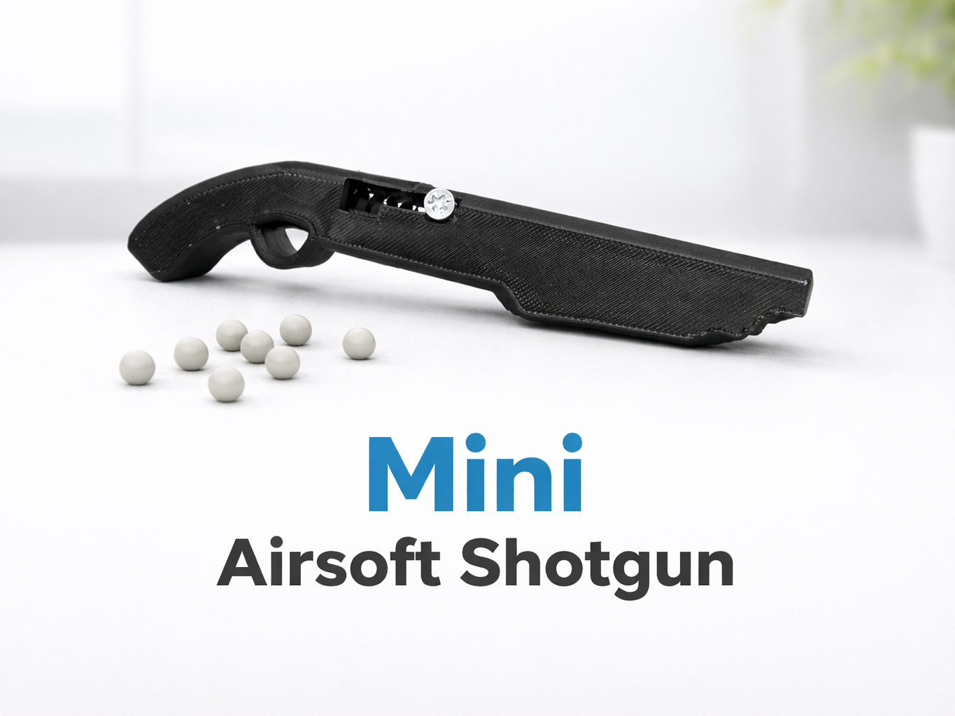 Mini Airsoft Shotgun (working toy)