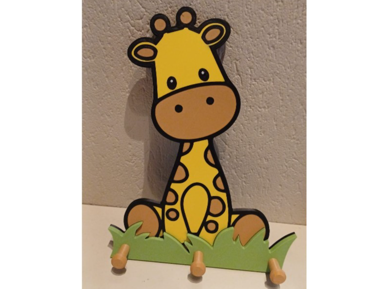 giraffe coat hanger