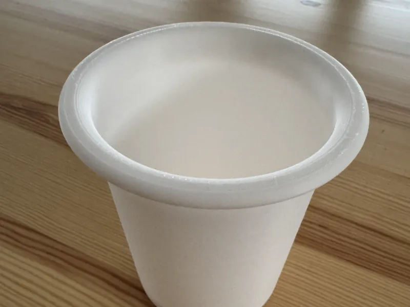 Toilet brush cup