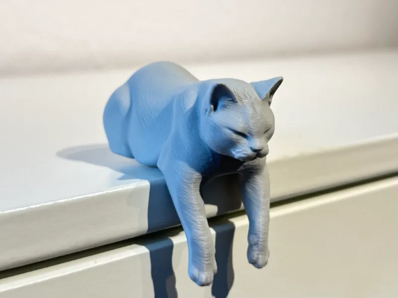 Cat Shelf Sitter - 3D Desk Toy - Cute Kitten