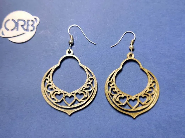 Indian Love Crescent Earring