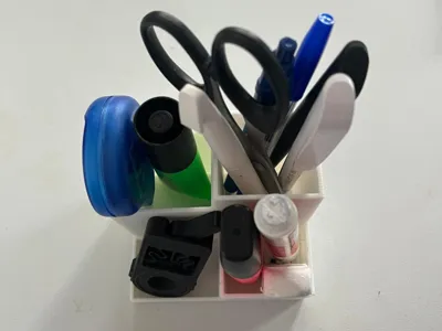 Parametric 4x Box Organizer (Fully Customizable)