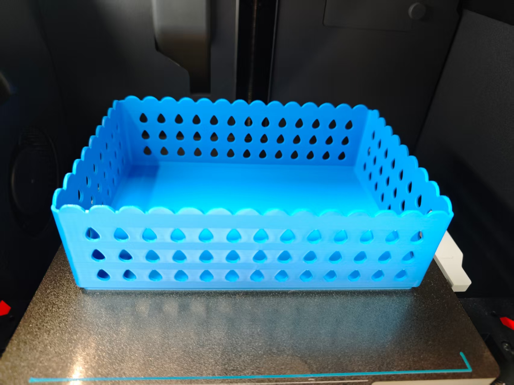 Miniatura 4 do modelo 3D 波浪收纳盒—超好看 可堆叠  小物品收纳  桌面收纳  宿舍浴室整理盒子