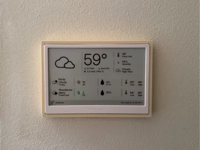 TRMNL (OG) Single Gang Box Mount -PoE Connected