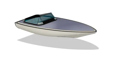 Speed Boat with Two Motors by Alec Prints - MakerWorld