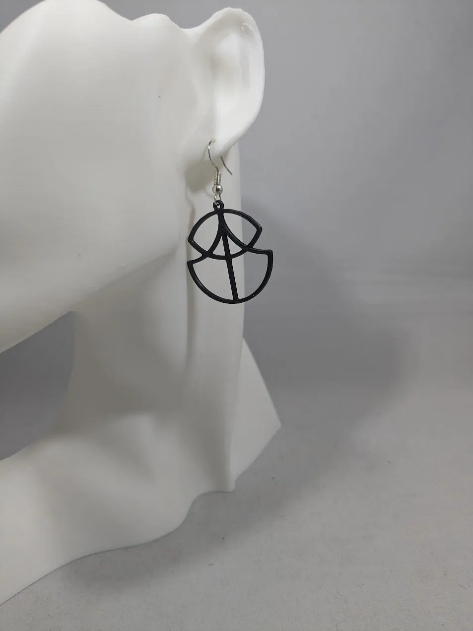 Abstract earrings - beetle view 4