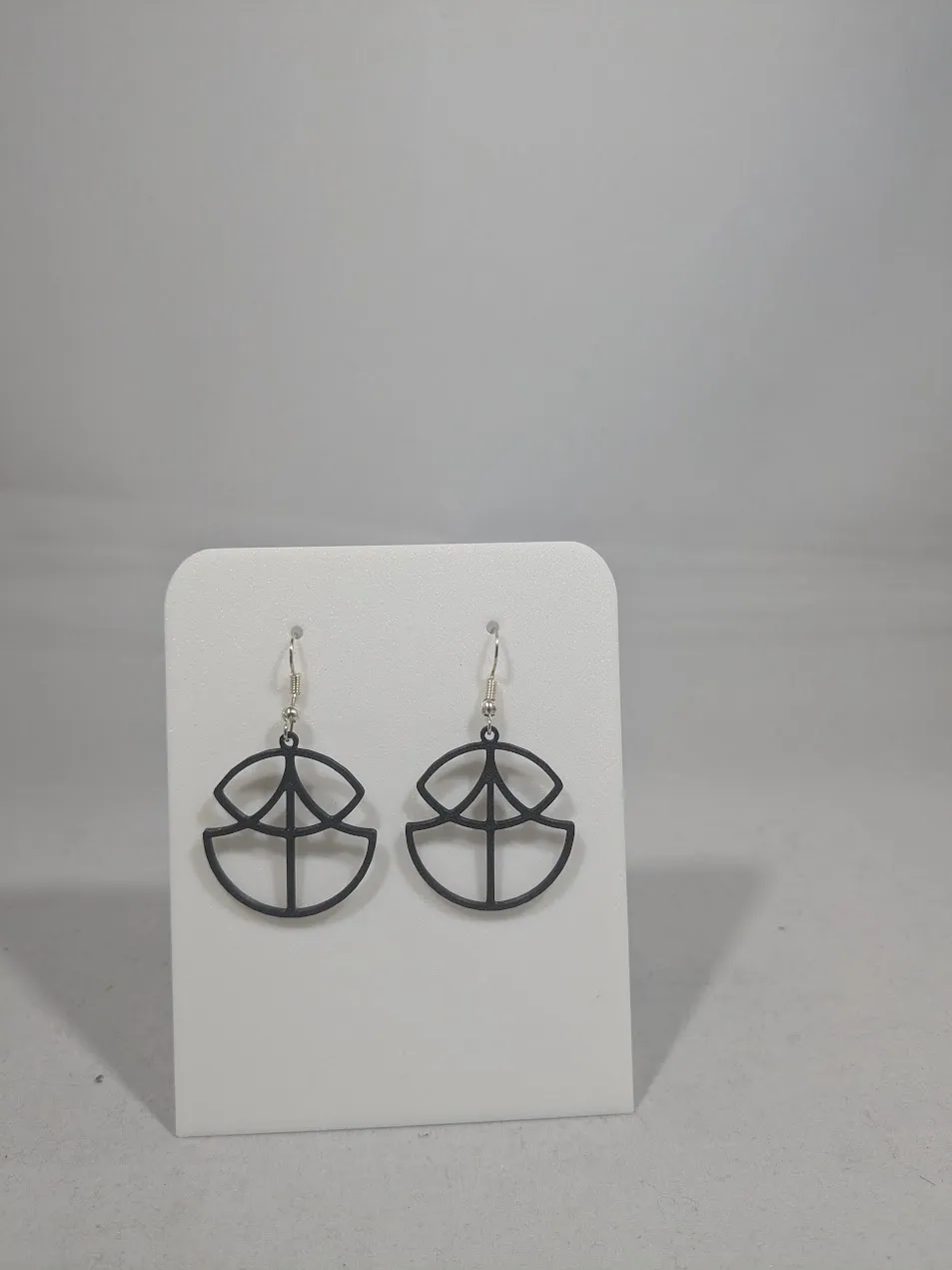 Abstract earrings - beetle view 3