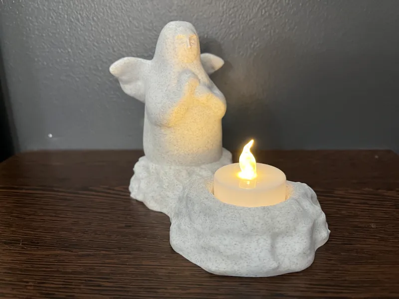 Hylia Goddess Statue Candle Holder