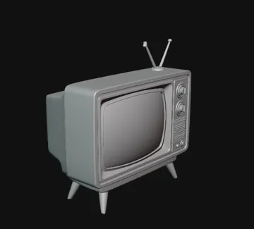 Modelo para impresión 3D: old television — vista de referencia 4