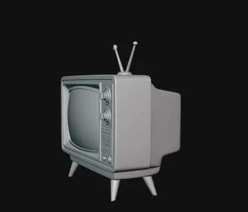 Modelo para impresión 3D: old television — vista de referencia 5