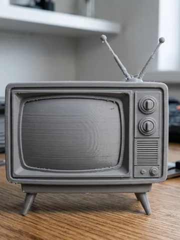 Modelo para impresión 3D: old television — vista de referencia 2
