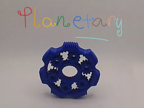 Planetary Gears Fidget Spinner