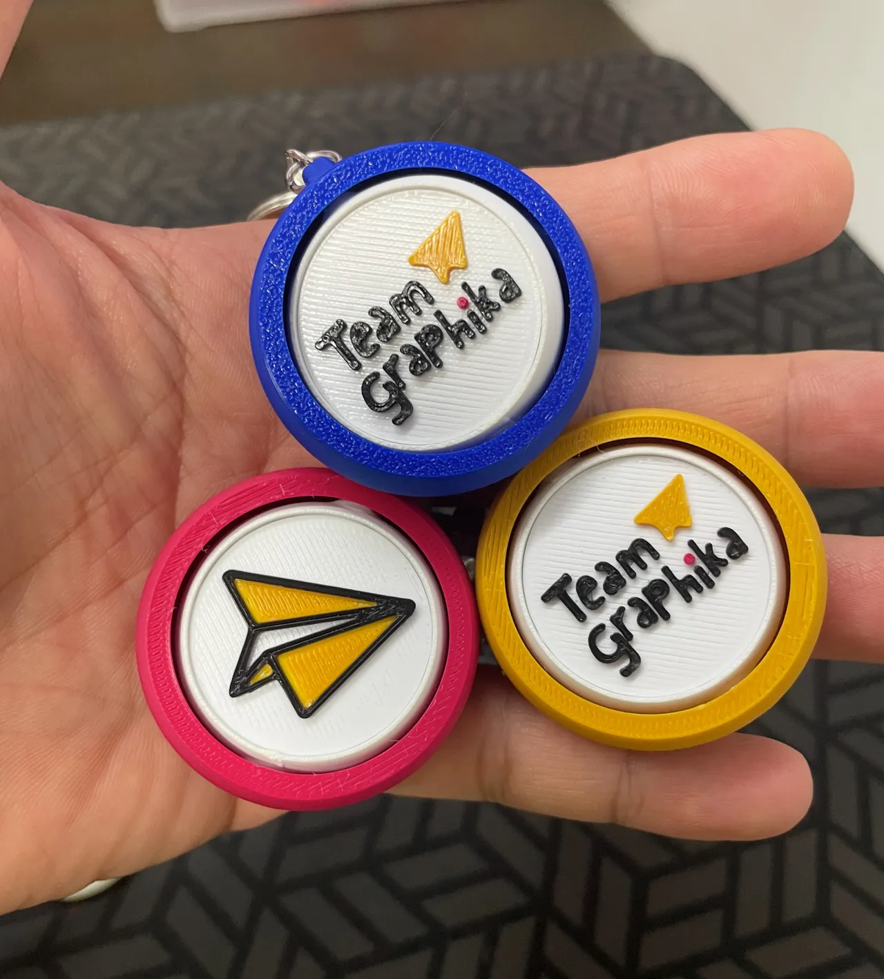 Customizable Modular Keychain Spinner view 3