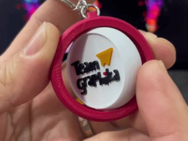 Customizable Modular Keychain Spinner