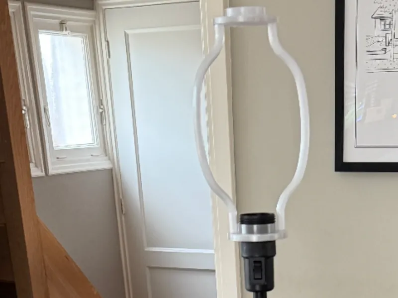 Lampshade holder for standing lamp (E27)