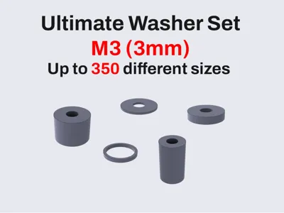 Ultimate Washer Set - M3 (3mm)