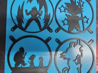 120mm dragon ball PC fan grills