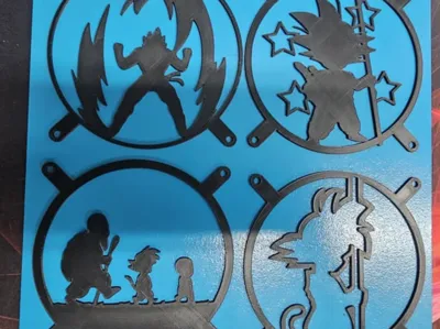 120mm dragon ball PC fan grills