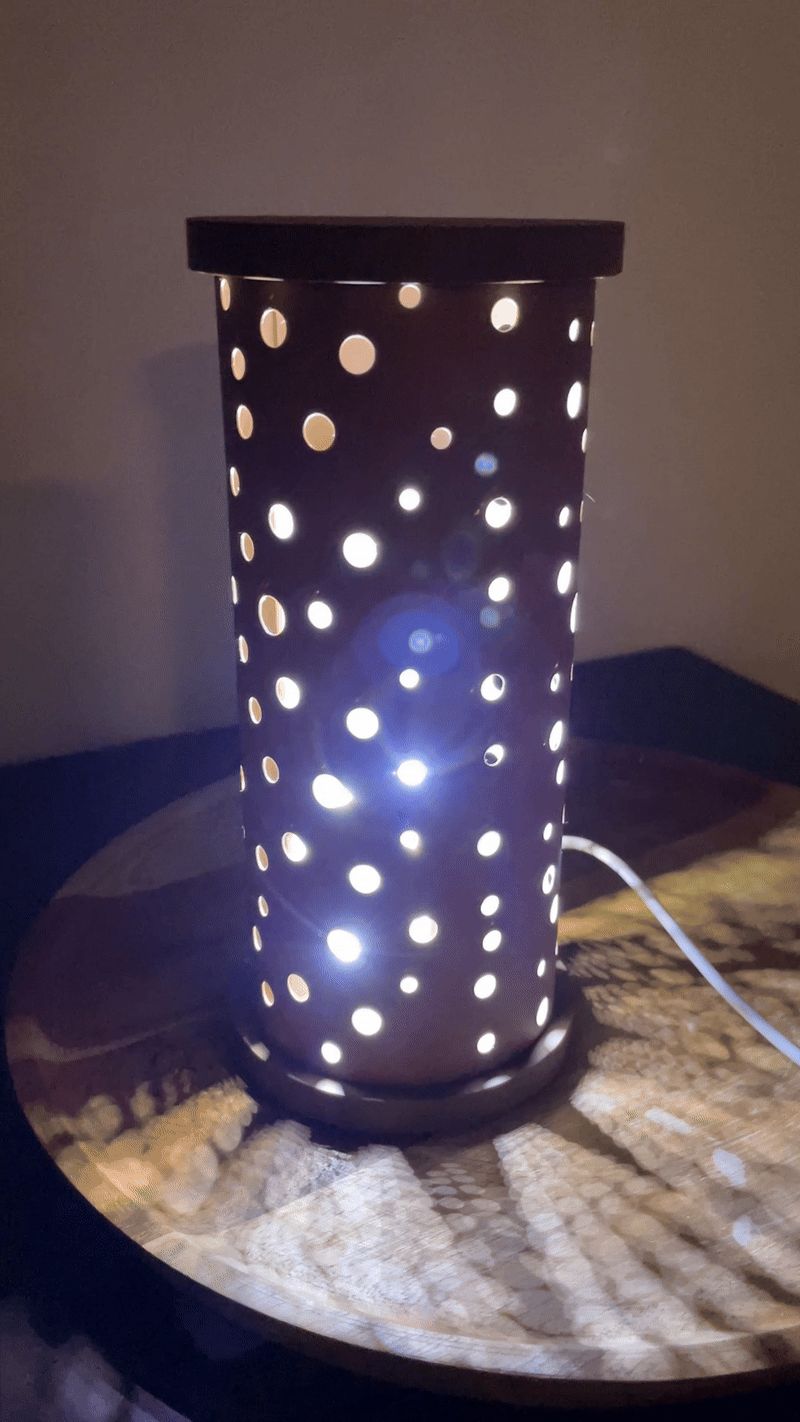 LED-Lamp Space sparkling shade