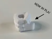 0.12mm layer, 2 walls, 15% infill PLA