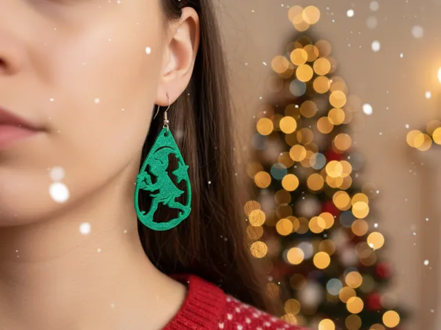 Christmas earrings